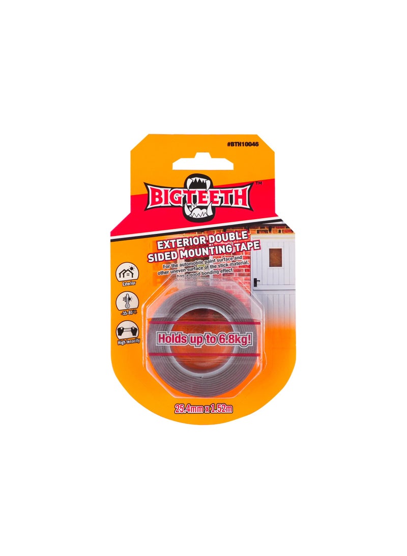Exterior Double Sided Mounting Tape 25.4mm x 1.52m