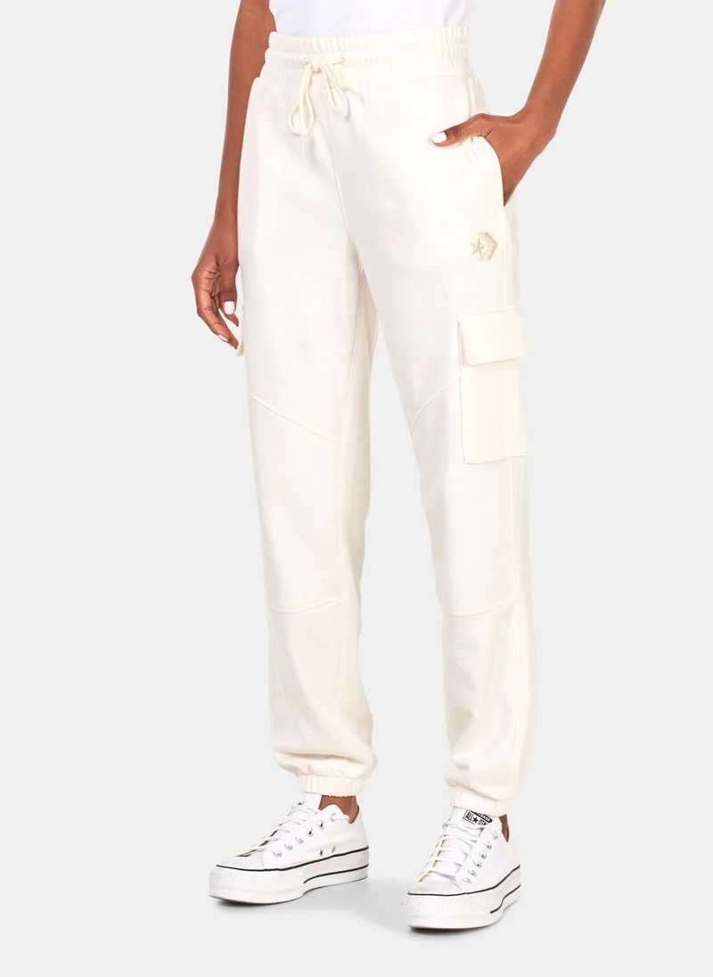 CONVERSE Women's Fashion Knit Cargo Joggers