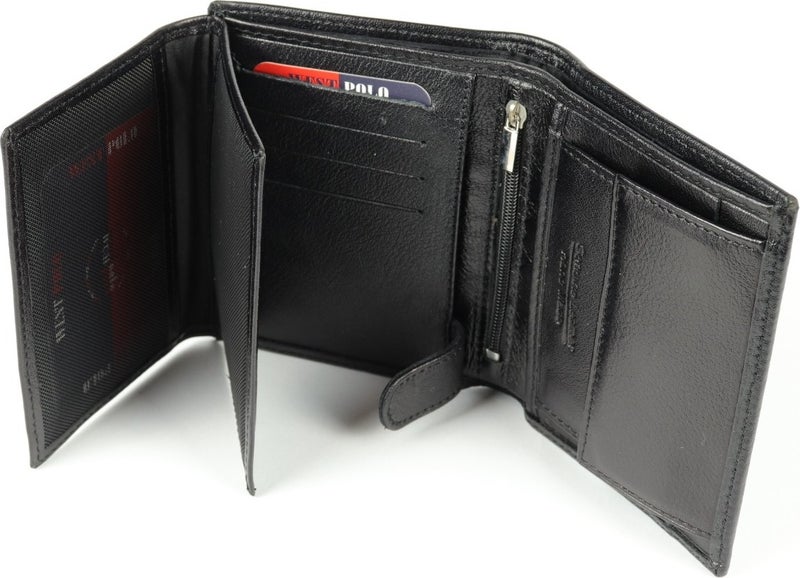 West Polo Westpolo Leather Personalized Men's Wallet / Personalized Zippo Lighter Gift  - Image 4