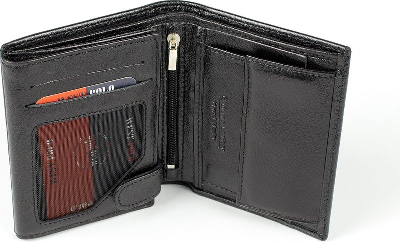 West Polo Westpolo Leather Personalized Men's Wallet / Personalized Zippo Lighter Gift  - Image 3