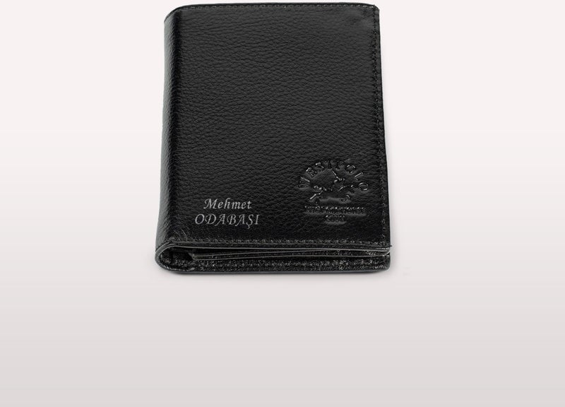 West Polo Westpolo Leather Personalized Men's Wallet / Personalized Zippo Lighter Gift  - Image 2