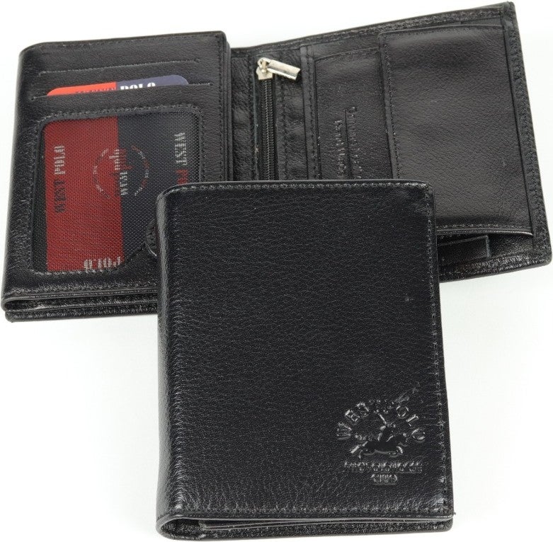 West Polo Westpolo Leather Personalized Men's Wallet / Personalized Zippo Lighter Gift  - Image 5