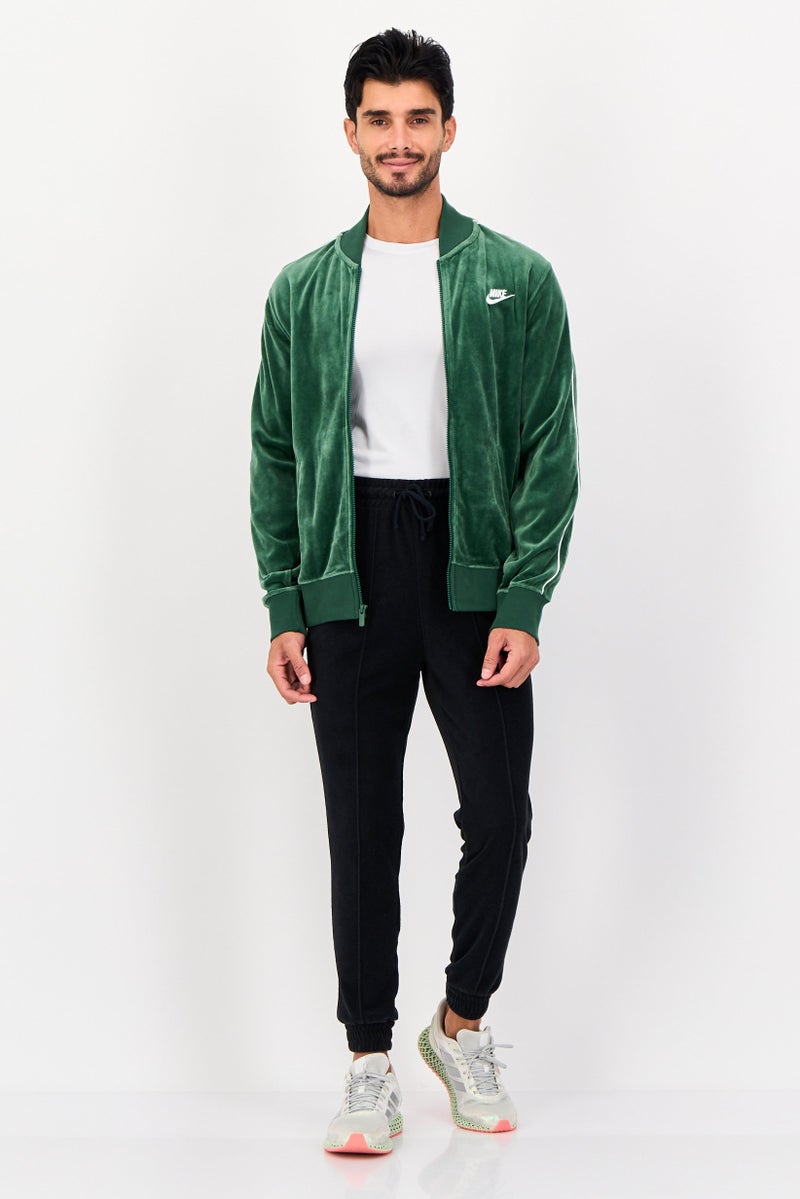 Nike جاكيت رياضي للرجال بأكمام طويلة مناسب للخارج، أخضر - Image 4