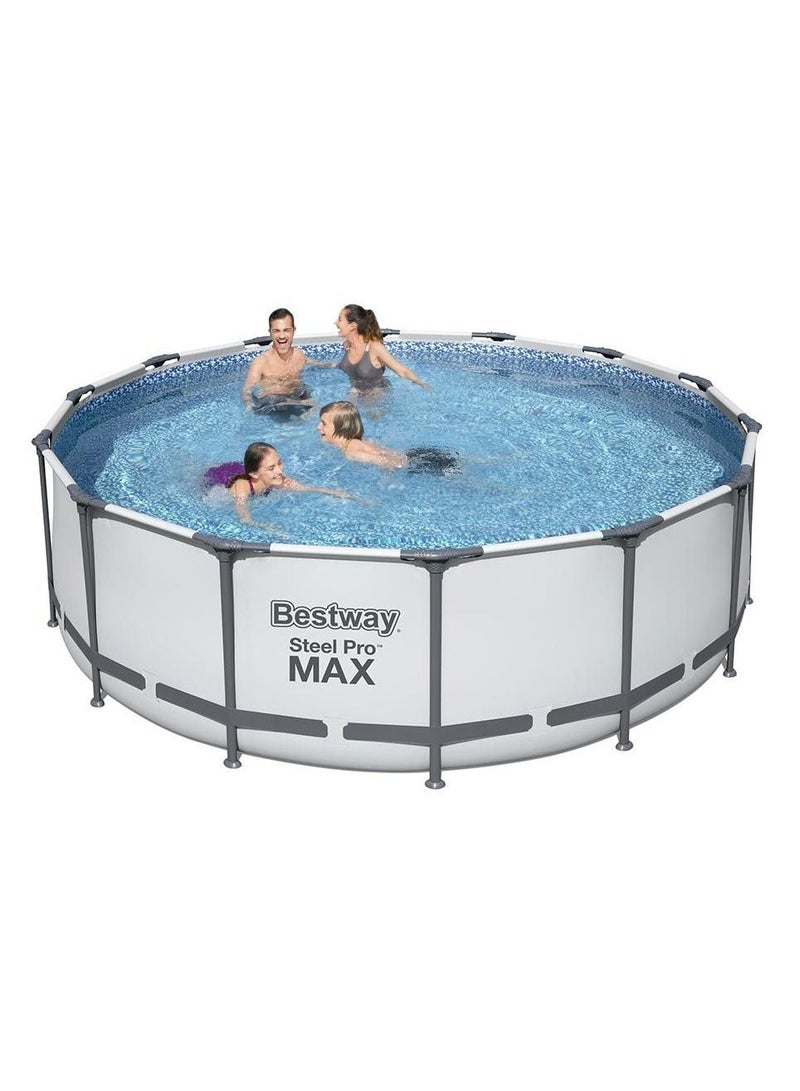 بست واي ستيل برو ماكس دائري فوق الأرض 427x122 سم 5612X - Image 1