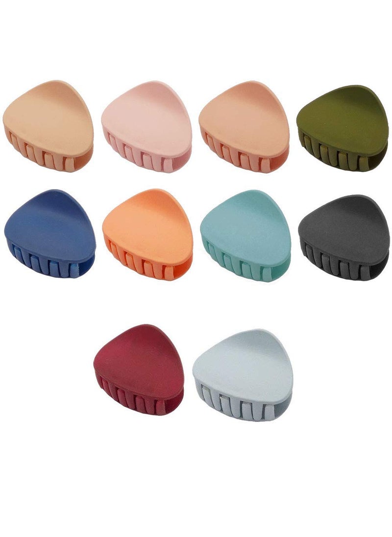 DonLeeving Luckycivia 10 Packs Jaw Clips Hair Clips Barrette Ponytail Holders Non Slip Claw Clips Hair Accessories for Women Lady Girls 