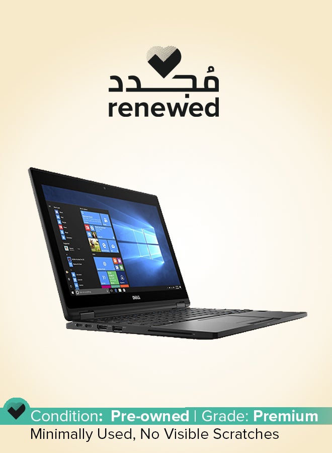 DELL Renewed - Lattitude 5289 Multi Touch Screen 2 in 1 Laptop With 12.6-Inch Full HD Display,Intel Core i7 Processor/7th Gen/16 GB RAM/256 GB SSD/Windows 10 Pro English/Arabic Silver - Image 1
