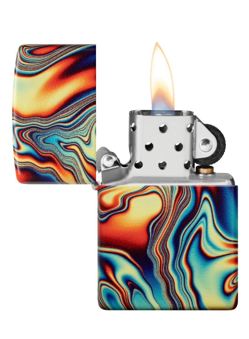 Zippo 48612 49193 Colorful Swirl Design Glow In The Dark 540 Color Windproof Lighter - Image 3