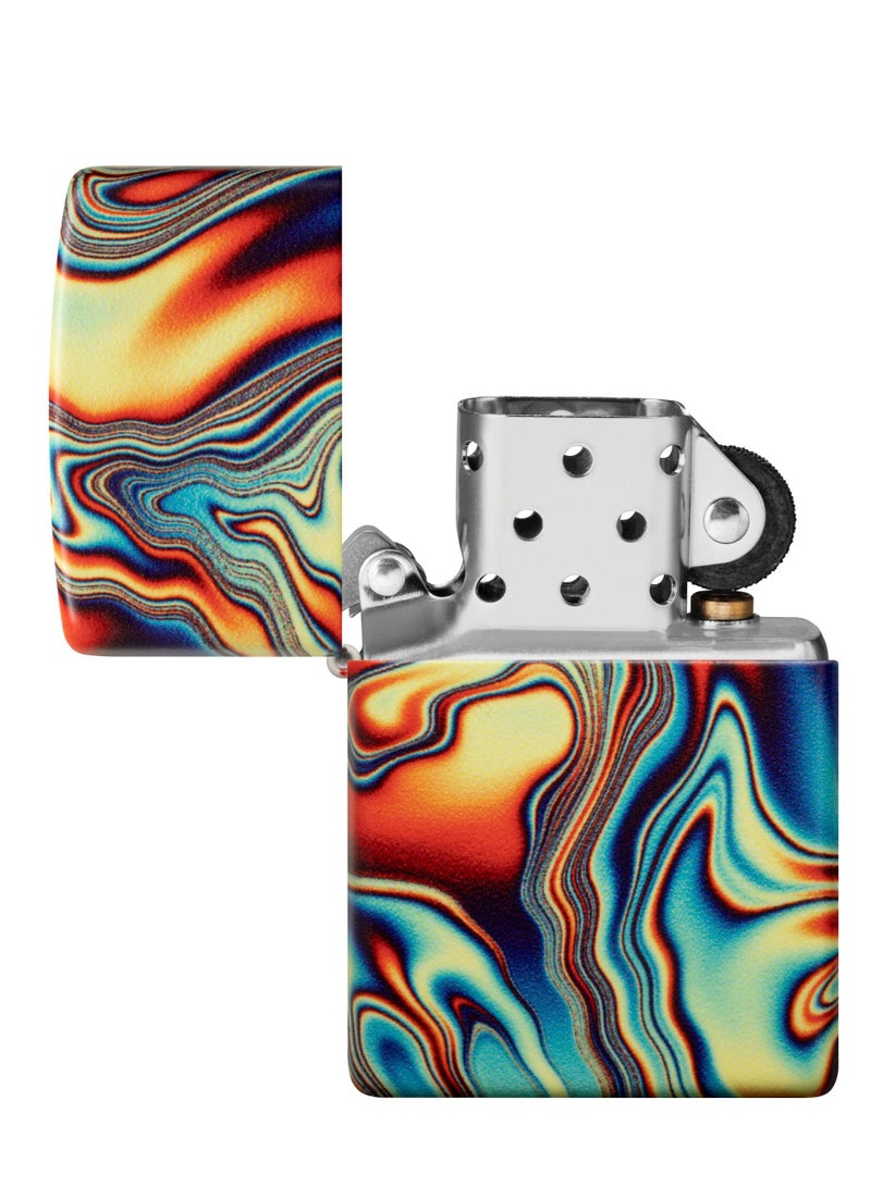 Zippo 48612 49193 Colorful Swirl Design Glow In The Dark 540 Color Windproof Lighter - Image 4