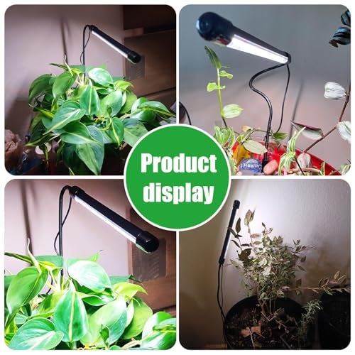 GIGAWATTS Plant Grow Light with Full Spectrum 100-240V~50/60Hz AC Input 6 Levels Dimmable & 3 Modes 120° Lightning Angle USB Powered IP44 Indoor Lamp for Home Garden Balcony (Pack of 1, RGB) - Image 5