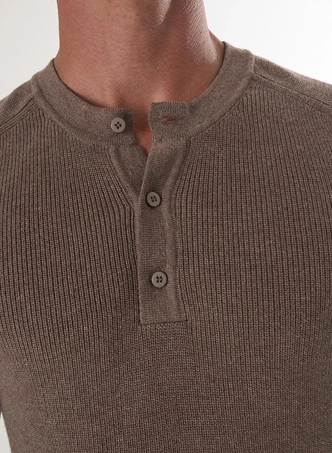 فيليكس هاردي سترة بياقة دائرية وأزرار