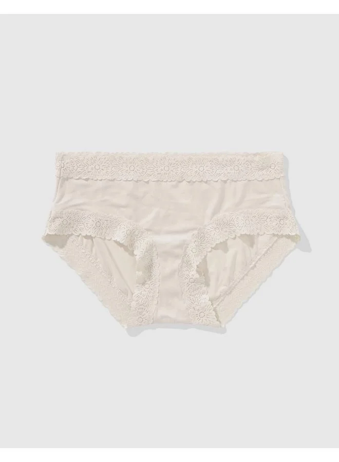 آري من امريكان ايجل Aerie Sunnie Blossom Lace Boybrief Underwear