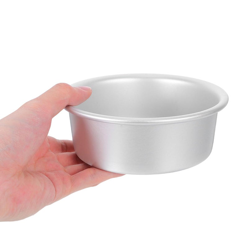 2 Pack 5 Inch Aluminum Round Cake Pans Nonstick Loose Bottom for Cheesecake Baking - Image 5