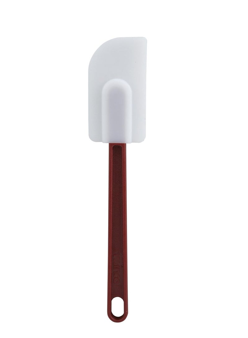 Winco Flat Silicone Spatula, 10-Inch, , White