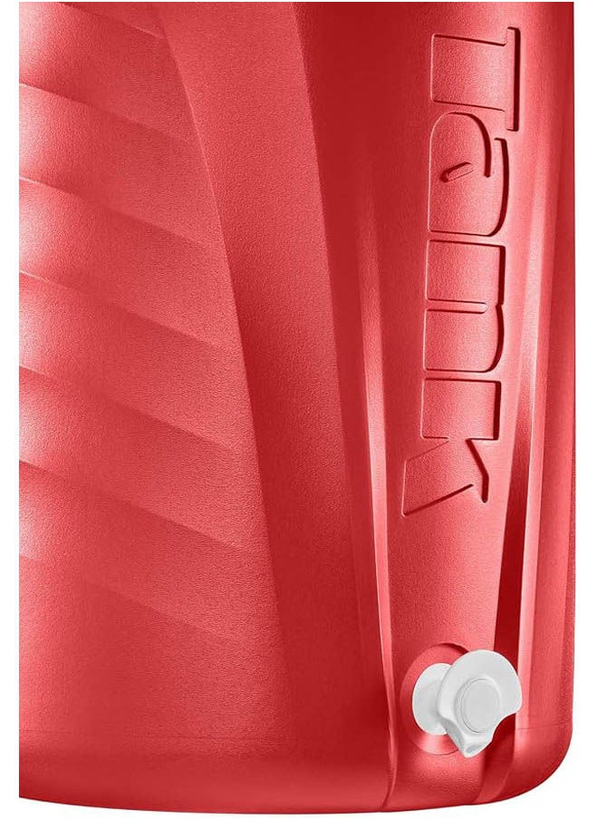 Ice Tank With Micro Filter 20L red