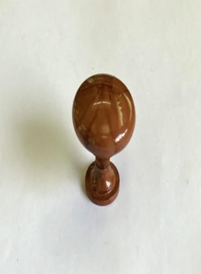 زر مقبض مطبخ و خزانة لون بني متعرق بني غامق المادة المعدنية تايوان زر كبير - Image 1