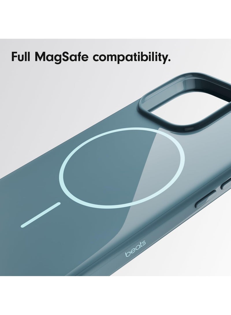 Case For iPhone 16 Pro Max with MagSafe – Scratch-Resistant Protective Cover, Slim Fit, Microfiber Lining, Shock-Absorbing Design - Riptide Blue  - Image 3