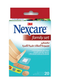 Nexcare 3M  Family Pack Plasters - 20 Pcs  - Image 1