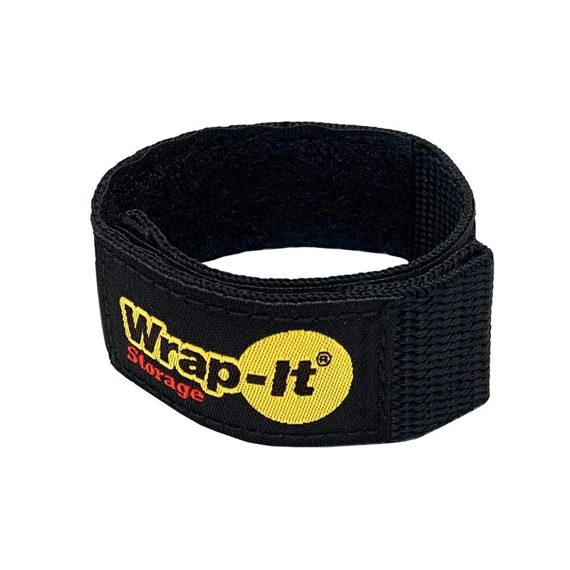 Wrap-It Storage Quick-Straps by Wrap-It Storage â€“ 9â€ (12-Pack) Black - Hook and Loop Straps for Hose and Cord Storage and Organization - Image 1