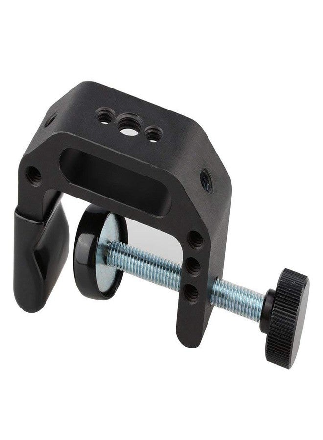 CAMVATE Universal C-Clamp,Aluminium Support Clamp Desktop Mount Holder Stand with 0.6cm - 20 & 1cm -16 Metal Female Socket - Image 1