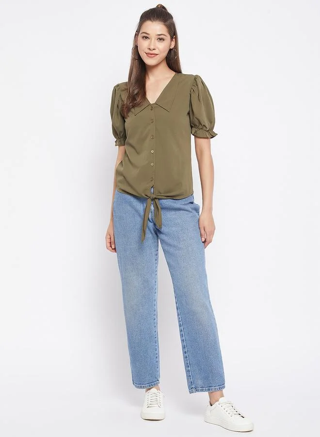 WineRed بلوزة بأزرار