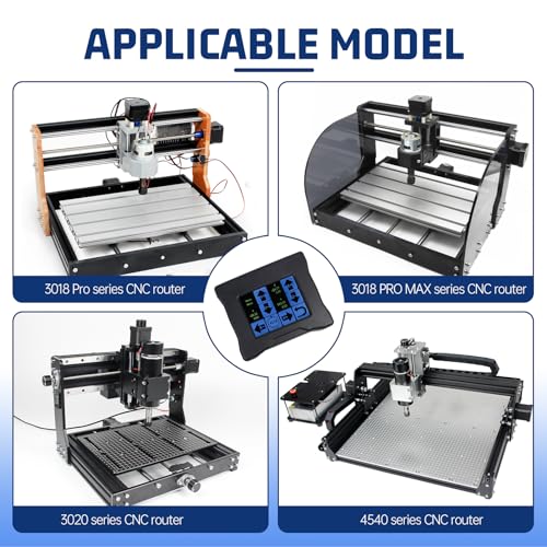 CNCTOPBAOS CNC Router GRBL Offline Controller,2.8" Touchscreen LCD Display Touch Screen Off-line Control Module For 3018-PRO,3018-PRO-MAX,3020 Plus,4540,3 Axis GRBL Milling Engraving Machine - Image 5
