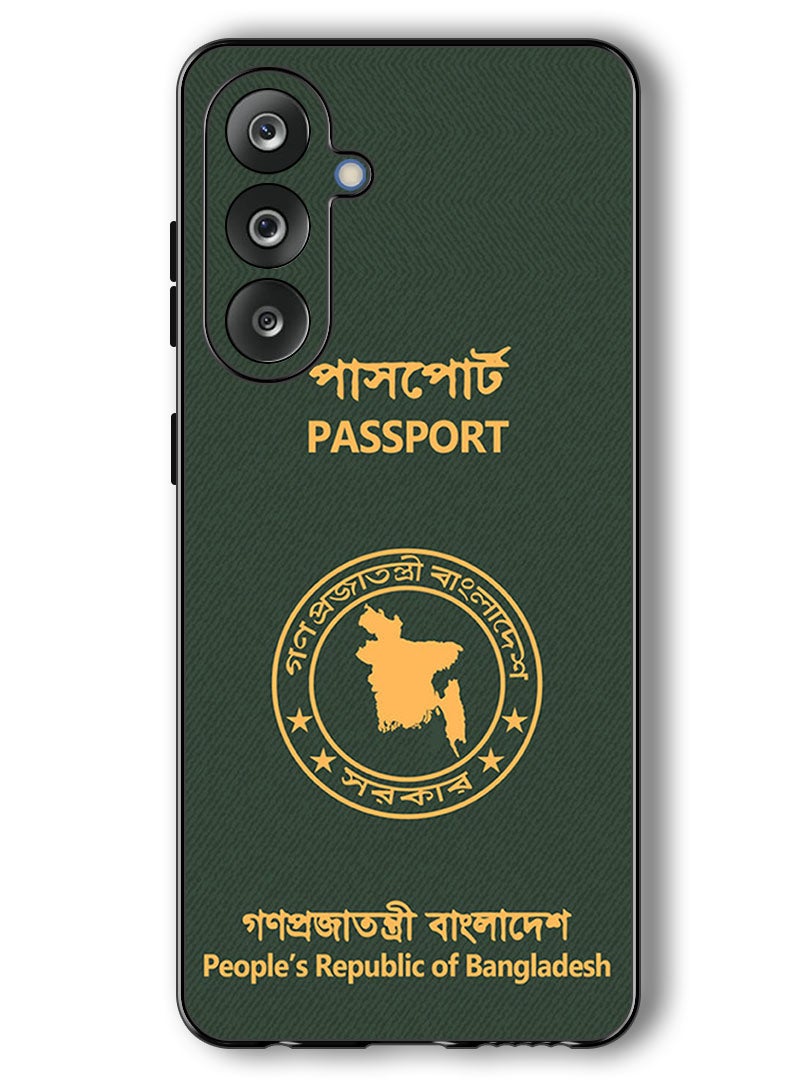 Theodor Case Compatible with Samsung Galaxy F36/ M36 6.7 Inch Protection Shockproof Bumper Cover Bangladesh Passport - Image 1