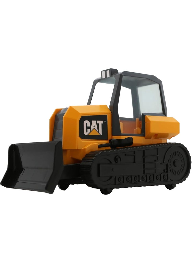 CATERPILLAR CAT WorkForce Bulldozer Construction Vehicle Action Playset with Action Figure and Accessories | 22 Pieces Playset | Toy Vehicle | Construction Playset | Caterpillar Vehicle | Pretend Play for Kids - Image 3