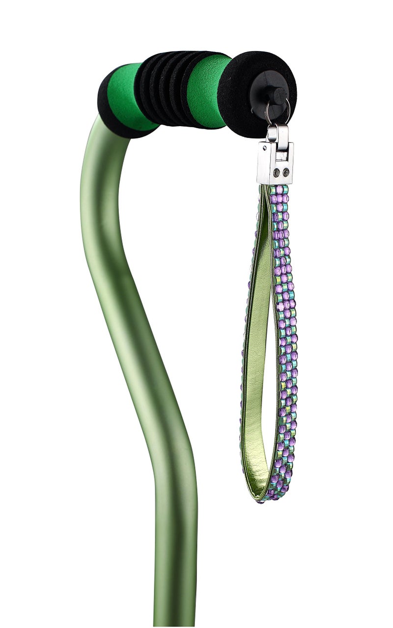 SkyMed Sky Med SM-017001GB Cane Replacement Offset Hand Grip- Green/Black - Image 4