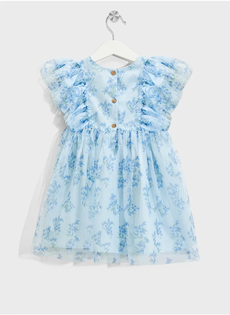 ريبلز مع نمشي Girls Party Dress
