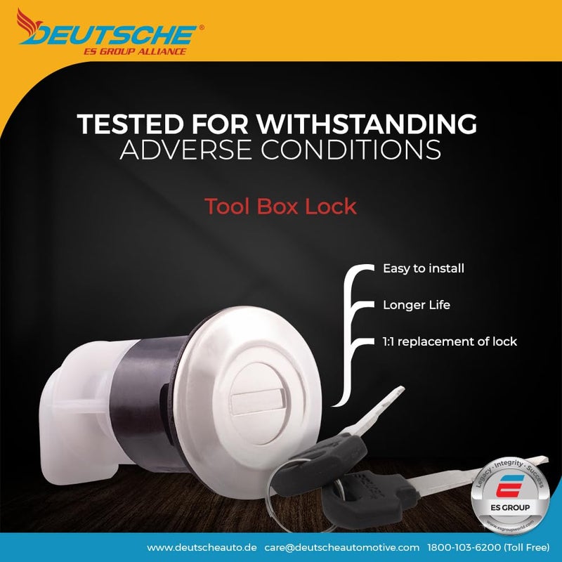 Deutsche Tool Box Lock fit for TVS XL/XT/TVS Champ/TVS Super XL - Image 3