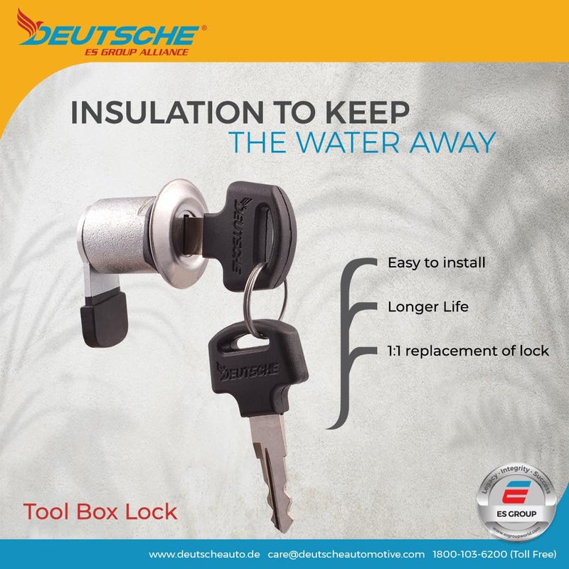 Deutsche Tool Box Lock fit for TVS XL/XT/TVS Champ/TVS Super XL - Image 4