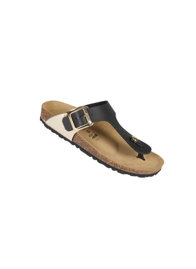 BiOCHIC - Biochic Ladies Slim Thong Sandals 012-463 1830Q-Platin - Image 1
