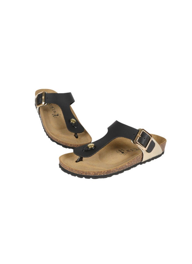BiOCHIC - Biochic Ladies Slim Thong Sandals 012-463 1830Q-Platin - Image 1