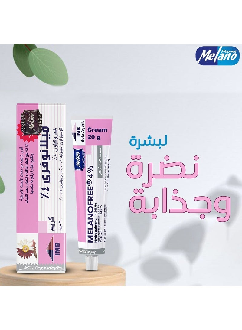 Melano Pharma Melanofree 4% Cream 20 gm - Image 2
