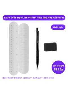 To Do List Notebook Bracelet Writing Clap Wristband Erasable Notepad Memo Silicone Snap Ring