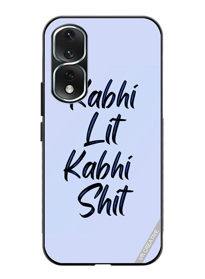 VR CREATIVE Protective Case Cover For Honor 80 Pro Kabhi Lit Kabhi Shit Hindi Quots Design Multicolour - Image 1