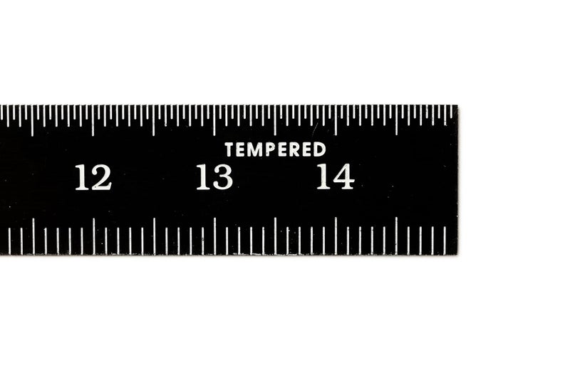 PEC TOOLS 751-150EZ, 150mm Flexible Ruler, Metric (mm, 0.5mm,mm,0.5mm),Made in US, Stainless Steel, Black Chrome - Image 4