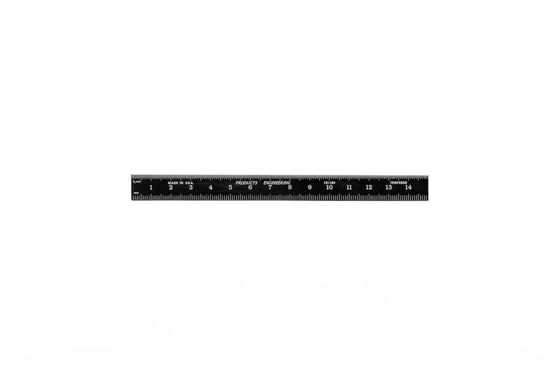 PEC TOOLS 751-150EZ, 150mm Flexible Ruler, Metric (mm, 0.5mm,mm,0.5mm),Made in US, Stainless Steel, Black Chrome - Image 5