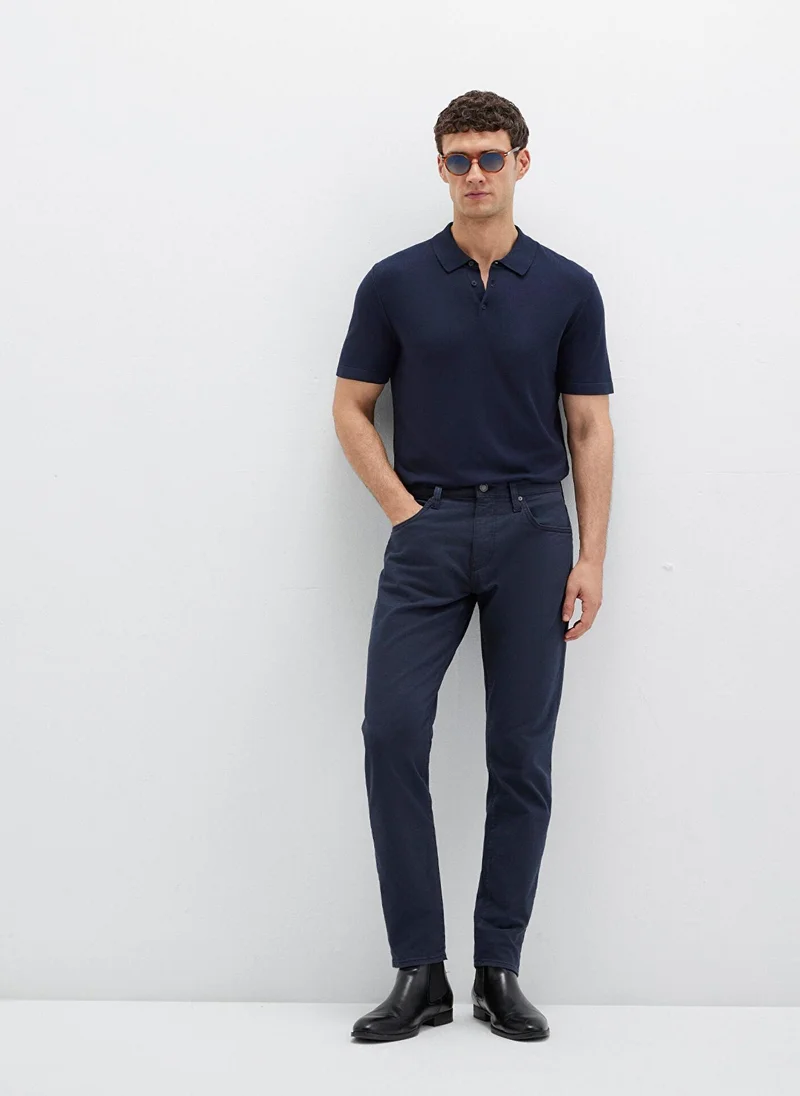 مافي Milan Parisian Night Mavi Black Gabardine Pants