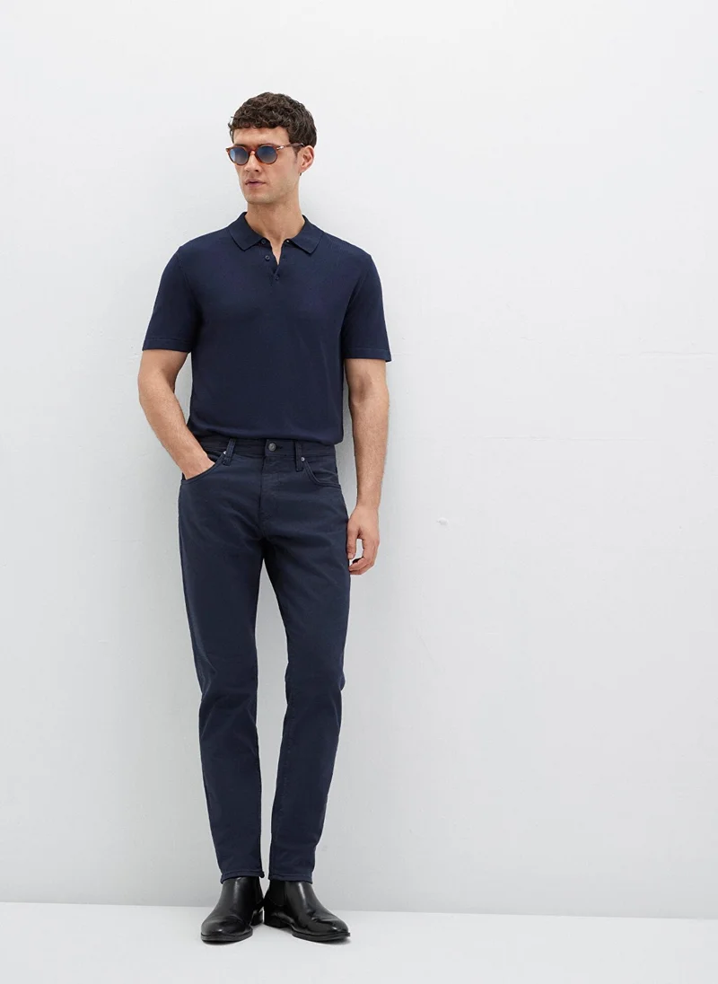 مافي Milan Parisian Night Mavi Black Gabardine Pants