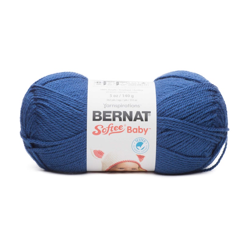 Bernat Softee Baby Yarn, 5 oz, Gauge 3 Light, Navy - Image 1