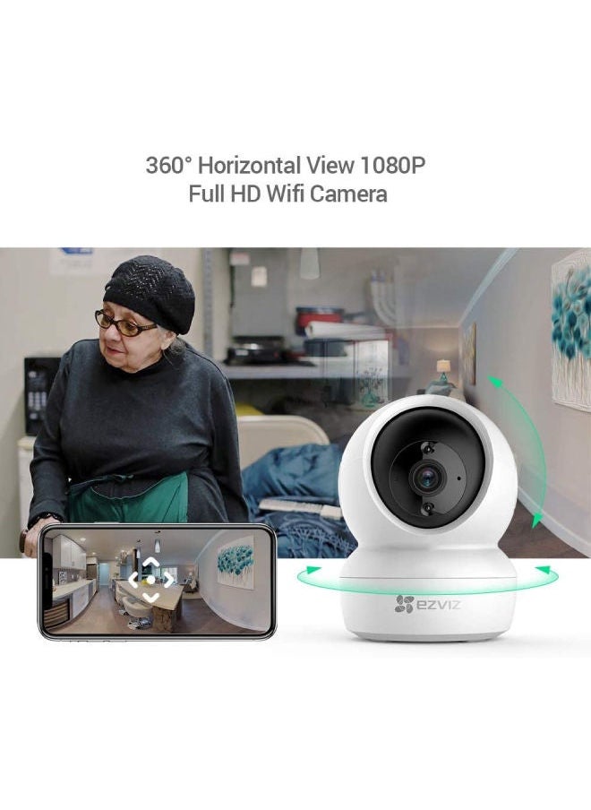 Camera - Mini Smart FHD 1080 Indoor Wire-Free Camera Black with 64 Memory card - Image 1