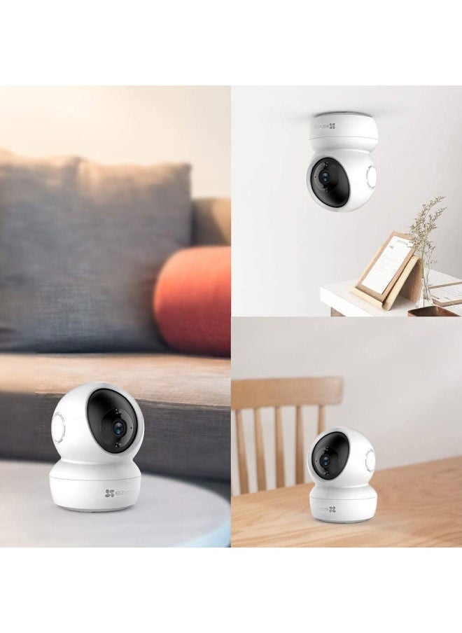 Camera - Mini Smart FHD 1080 Indoor Wire-Free Camera Black with 64 Memory card - Image 1