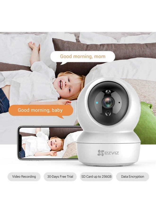 Camera - Mini Smart FHD 1080 Indoor Wire-Free Camera Black with 64 Memory card - Image 1