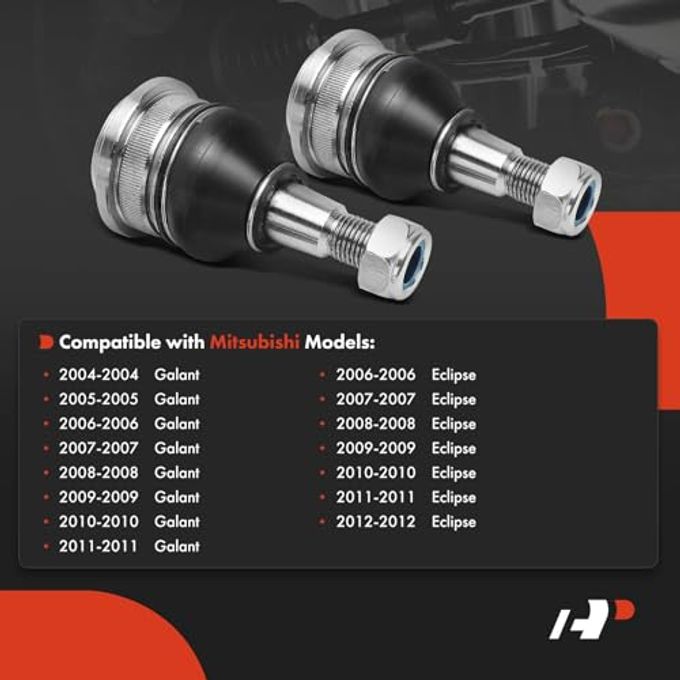 A-Premium 2 X Front Lower Ball Joint, Compatible With Mitsubishi Eclipse 2006-2012, Galant 2004-2011 - Image 2