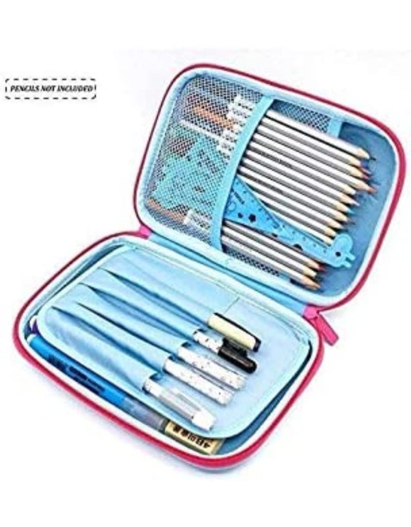 JIADA VIKASGIFTGALLERY EVA Unicorn Owl Print Pencil Case Organizer, Multicolour - Image 2