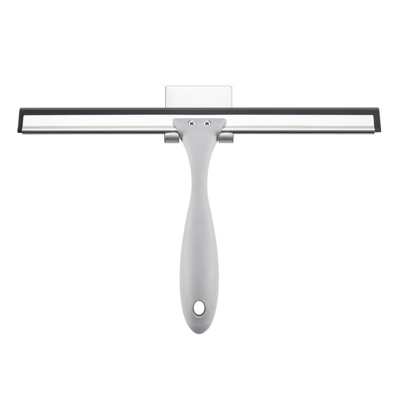 AmazerBath Squeegee for Shower Glass Door, Shower Squeegee for Glass Doors - All-Purpose Squeegee with Hook for Shower Doors, Windows, Mirrors, Tiles and Car Glass - 10 Inches - Image 1