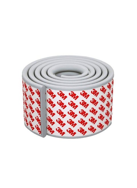 Baby Proofing Edge Corner Protector Table Bumper Guard Soft Rubber Foam Guard 3M Pretaped Extra Large Strip 6.5Ft Baby Proof Corner Guard Heavyduty (Pack Of 1 Grey)