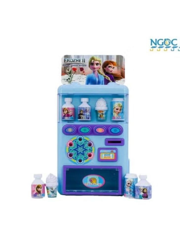 null - Interactive Early Developmental Toy Vending Machine Pretend Play Electronic Drink Apparatus Develop Common Sense of Life with Music and Light - Image 1