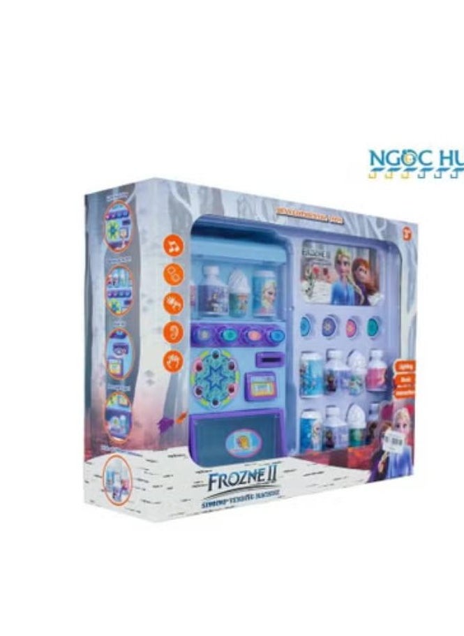 null - Interactive Early Developmental Toy Vending Machine Pretend Play Electronic Drink Apparatus Develop Common Sense of Life with Music and Light - Image 1